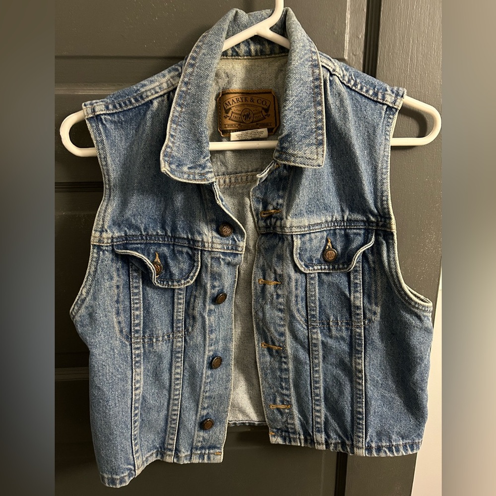 Vintage Maryk & Co denim vest